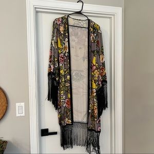 OS Vintage Fringe kimono